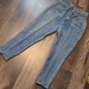 Classic Blue Denim Jeans, Vintage Western jeans by Chic, sz 12/14